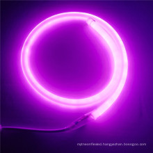25mm pink led round light 360 degree led neon flex